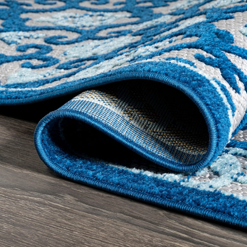 Gallia Tile Trellis High-low Indoor/outdoor Area Rug