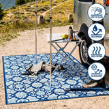 Gallia Tile Trellis High-low Indoor/outdoor Area Rug