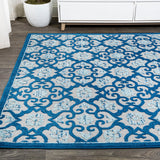 Gallia Tile Trellis High-low Indoor/outdoor Area Rug