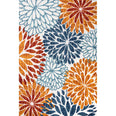 Orange/Blue/Cream