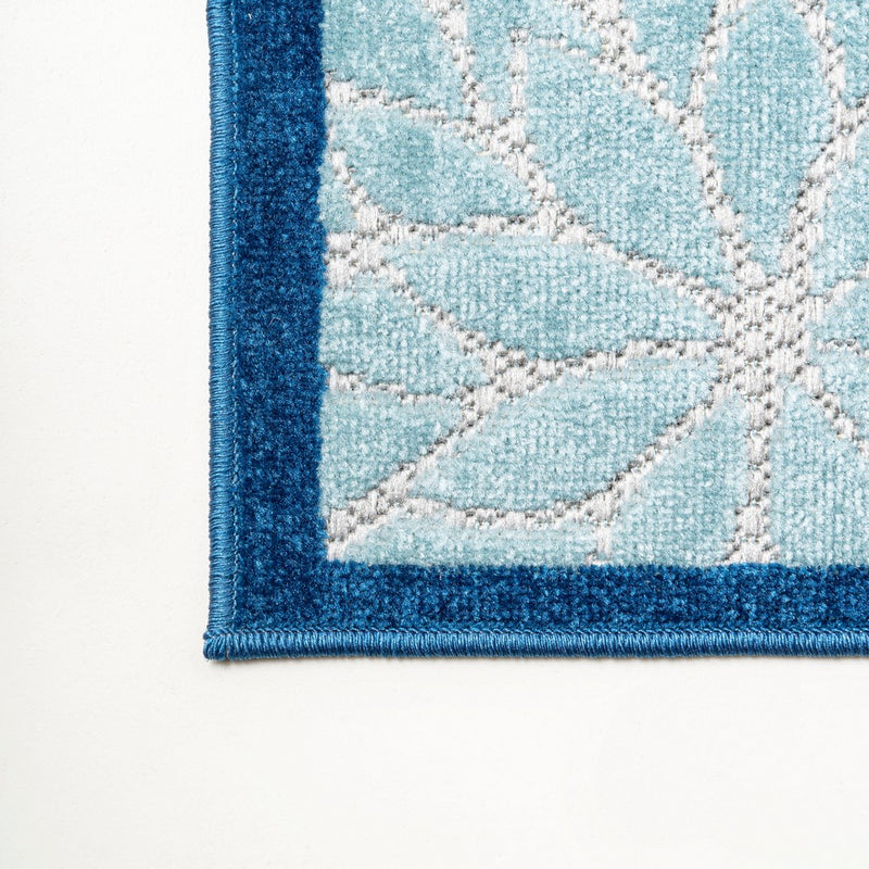 Minori Floral High-low Area Rug