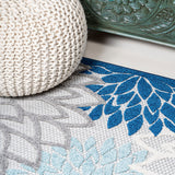 Minori Floral High-low Area Rug