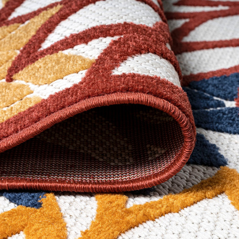 Minori Floral High-low Area Rug