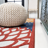 Minori Floral High-low Area Rug