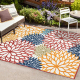 Minori Floral High-low Area Rug