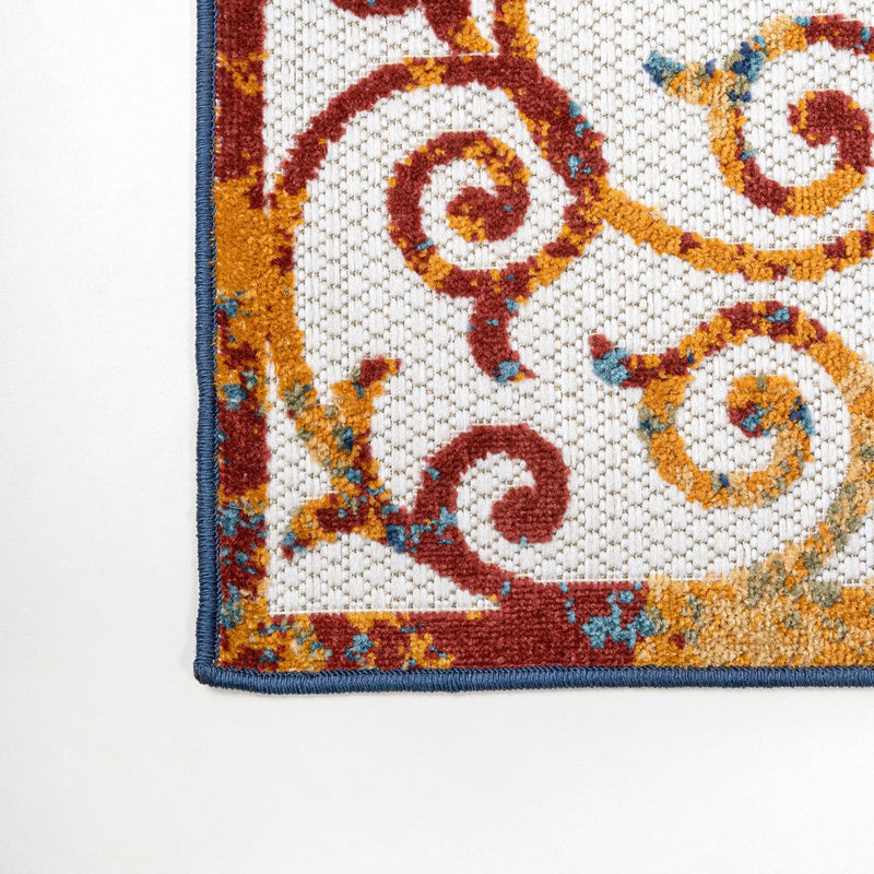 Atrani Scroll Trellis Indoor/outdoor Area Rug