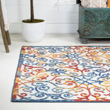 Atrani Scroll Trellis Indoor/outdoor Area Rug