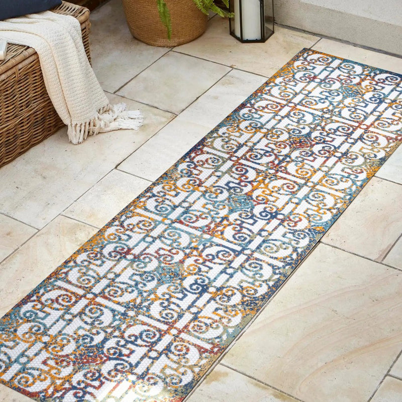 Cetara Ornate Trellis Indoor/outdoor Area Rug