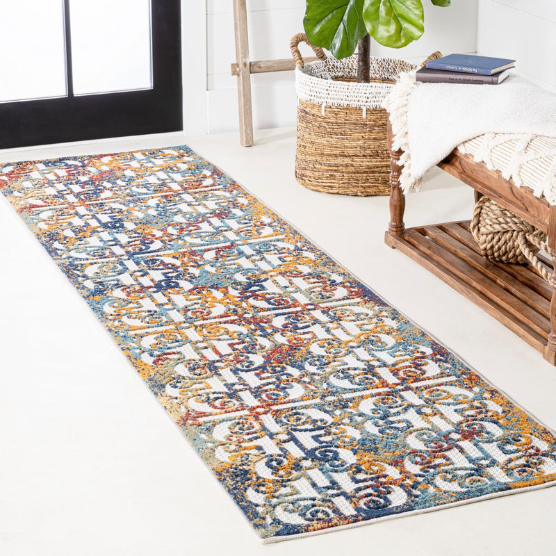 Cetara Ornate Trellis Indoor/outdoor Area Rug