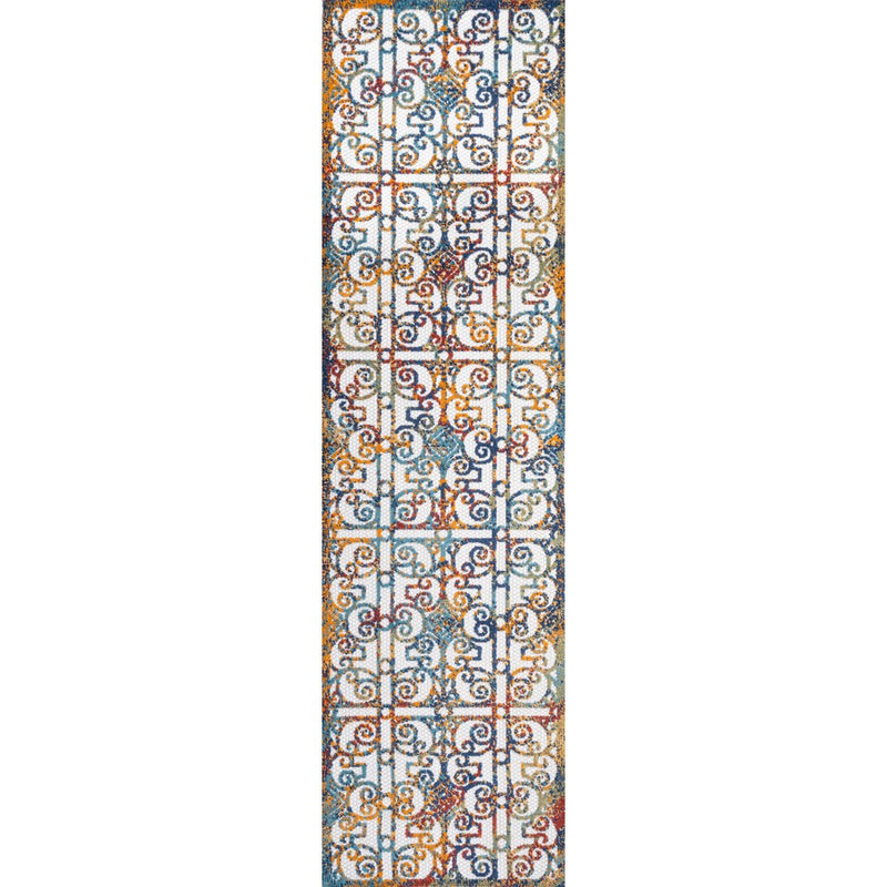 Cetara Ornate Trellis Indoor/outdoor Area Rug