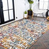 Cetara Ornate Trellis Indoor/outdoor Area Rug