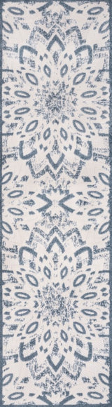 Flora Abstract Bold Mandala High-low Indoor/outdoor Area Rug