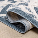 Flora Abstract Bold Mandala High-low Indoor/outdoor Area Rug