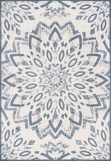 Flora Abstract Bold Mandala High-low Indoor/outdoor Area Rug