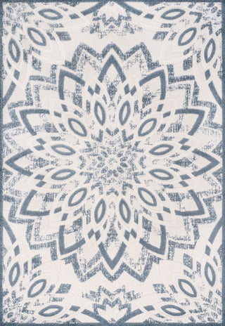 Flora Abstract Bold Mandala High-low Indoor/outdoor Area Rug