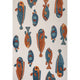 Navy/Orange/Cream