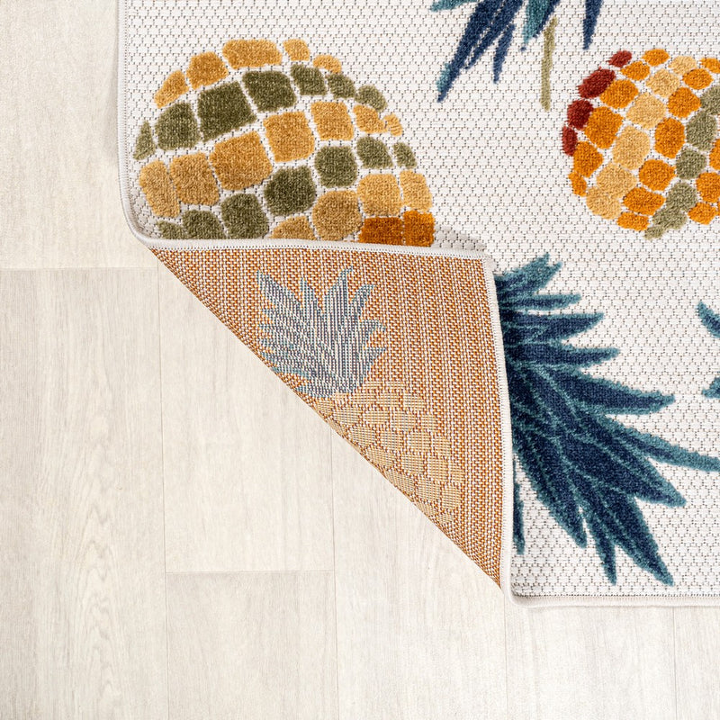 Ananas Bold Pineapple High-low Indoor/outdoor Area Rug
