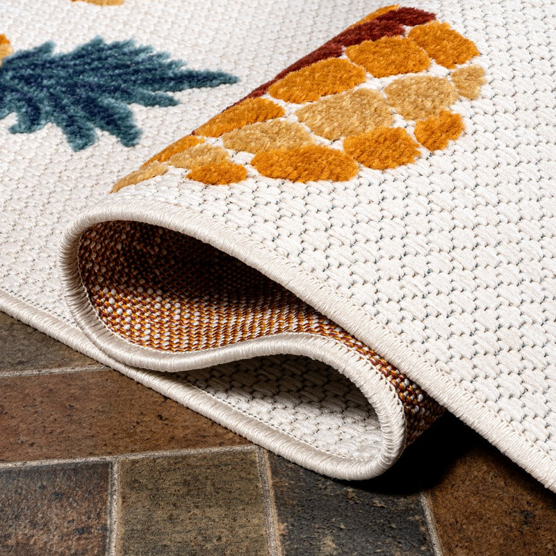 Ananas Bold Pineapple High-low Indoor/outdoor Area Rug