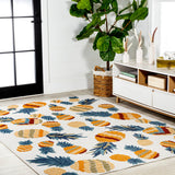 Ananas Bold Pineapple High-low Indoor/outdoor Area Rug