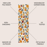 Limone Bold Lemon High-low Indoor/outdoor Area Rug