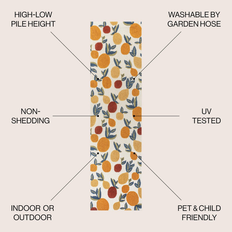 Limone Bold Lemon High-low Indoor/outdoor Area Rug