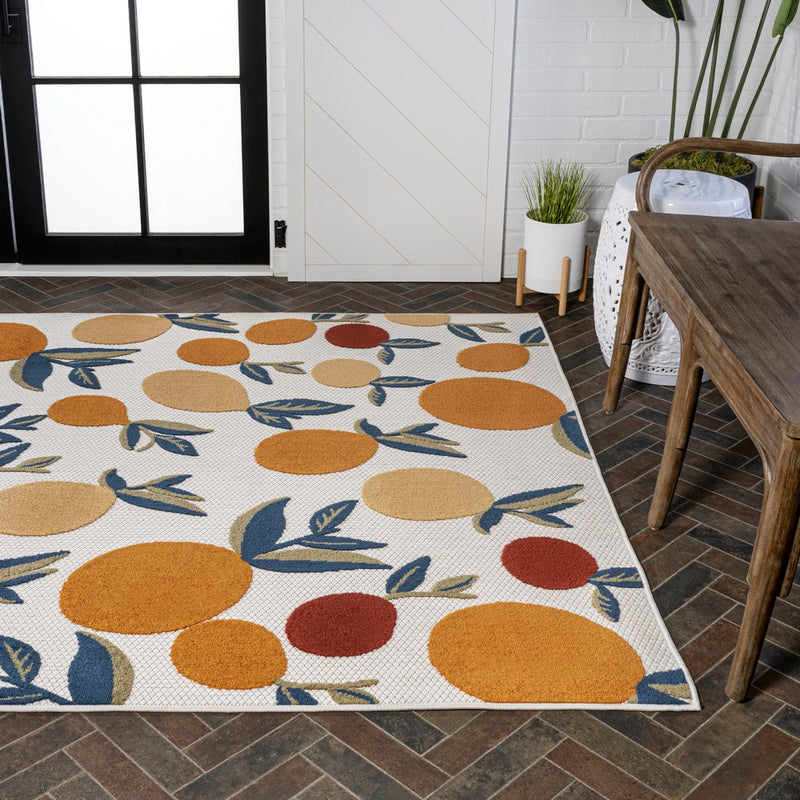 Limone Bold Lemon High-low Indoor/outdoor Area Rug