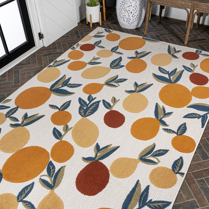 Limone Bold Lemon High-low Indoor/outdoor Area Rug