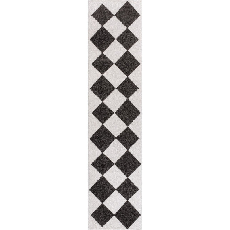 Draper Classic Geometric Diamond Pattern Area Rug