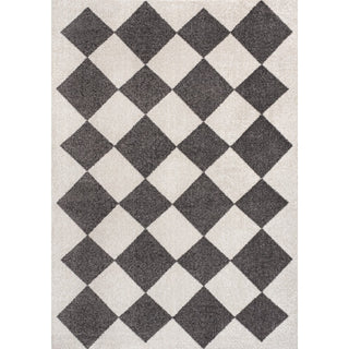 Draper Classic Geometric Diamond Pattern Area Rug