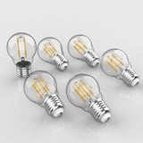 Classic Non-Dimmable G45-4W LED Edison Glass Bulbs with E26 Base - JONATHAN Y