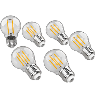 Classic Non-Dimmable G45-4W LED Edison Glass Bulbs with E26 Base