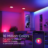 Smart A19 Dimmable Light Bulb - Dimmable Color Changing LED; Compatible with Alexa and Google Home Assistant - JONATHAN Y