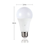 Smart A19 Dimmable Light Bulb - Dimmable Color Changing LED; Compatible with Alexa and Google Home Assistant - JONATHAN Y