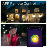 Smart BR30 Dimmable Light Bulb - Dimmable Color Changing LED; Compatible with Alexa and Google Home Assistant - JONATHAN Y