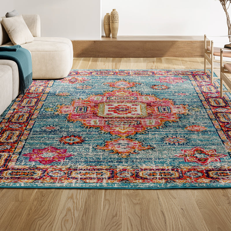 Bpl bohemian Flair Boho Vintage Medallion Area Rug