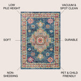 Bpl bohemian Flair Boho Vintage Medallion Area Rug