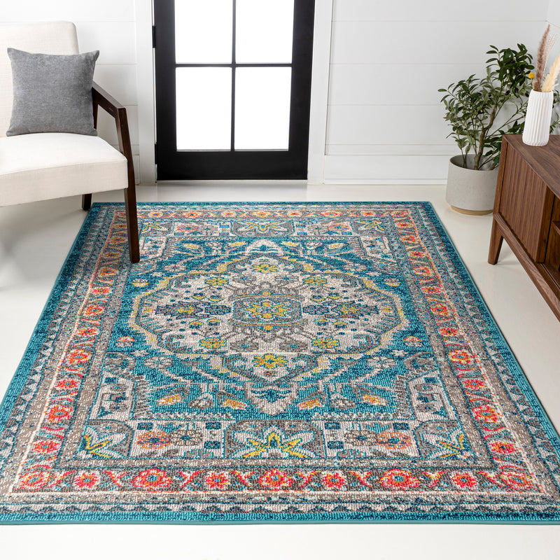 Kristina bohemian Flair Boho Vintage Medallion Area Rug