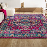 Kristina bohemian Flair Boho Vintage Medallion Area Rug