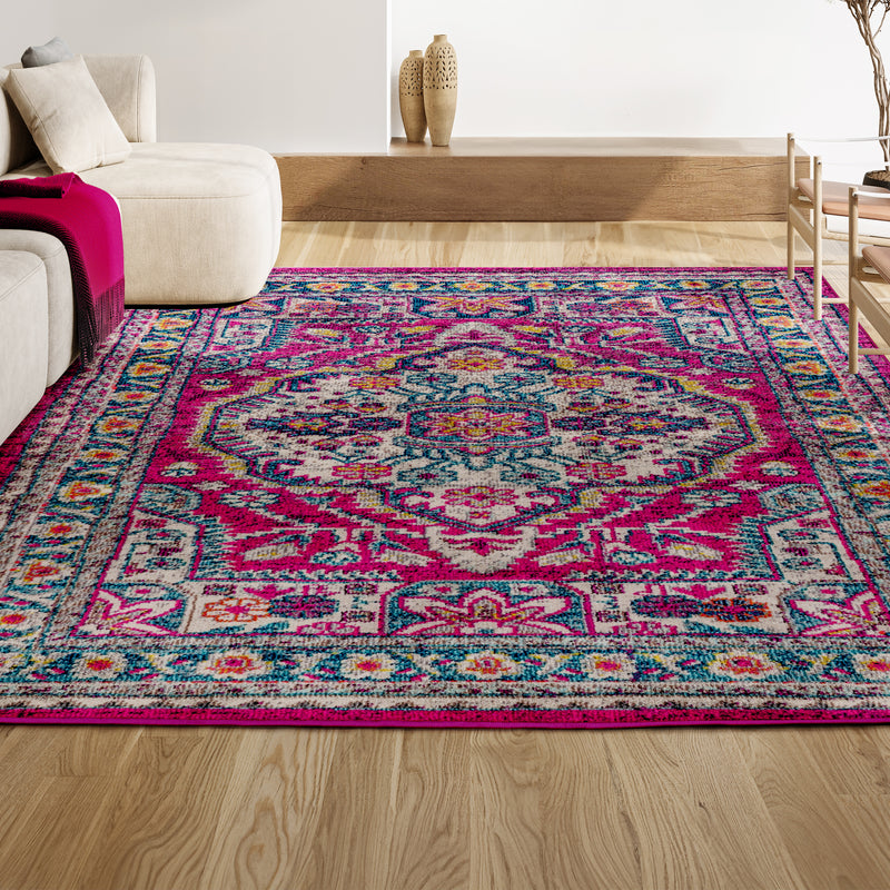 Kristina bohemian Flair Boho Vintage Medallion Area Rug