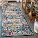 Vibrant bohemian Flair Boho Vintage Medallion Area Rug