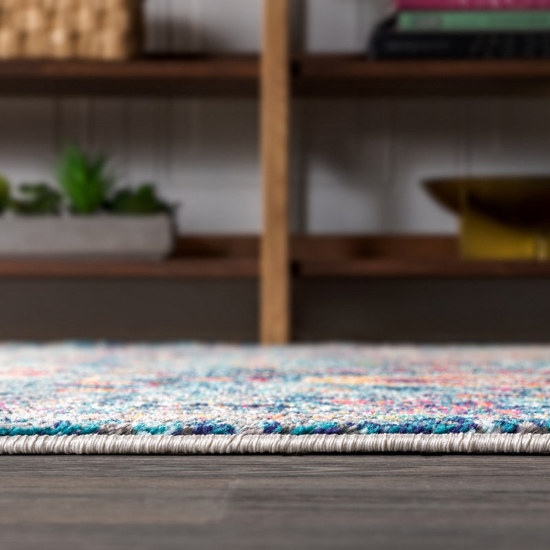 Vibrant bohemian Flair Boho Vintage Medallion Area Rug