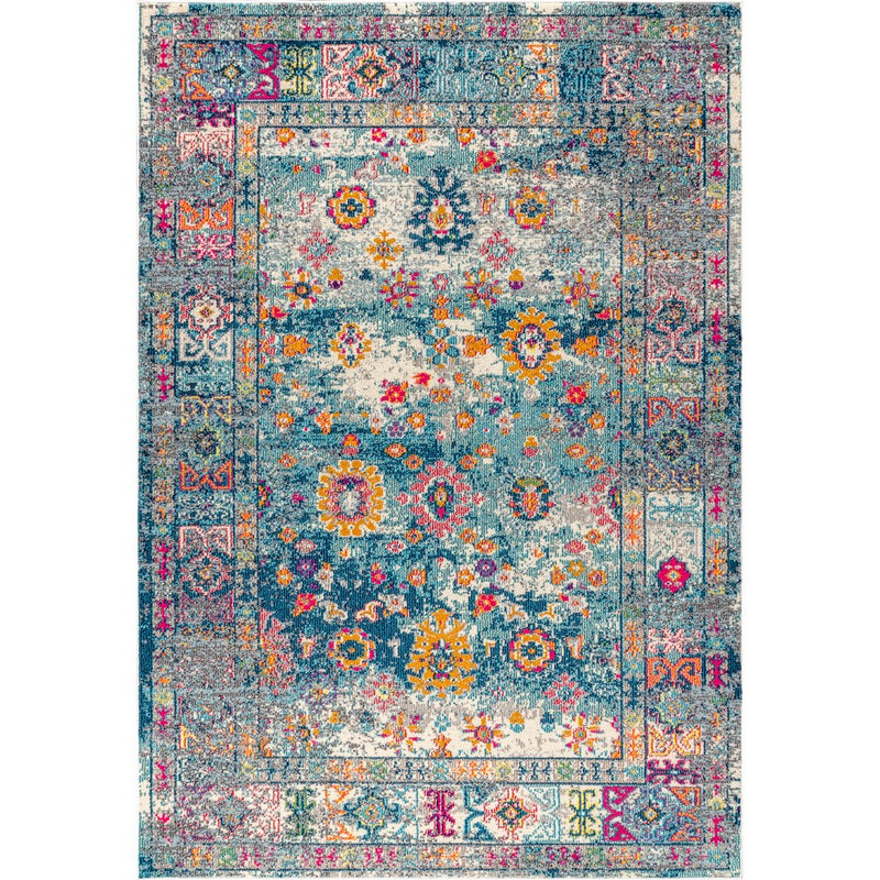 Vibrant bohemian Flair Boho Vintage Medallion Area Rug