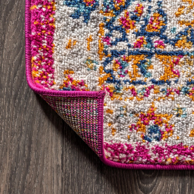 Leann bohemian Flair Boho Vintage Medallion Area Rug