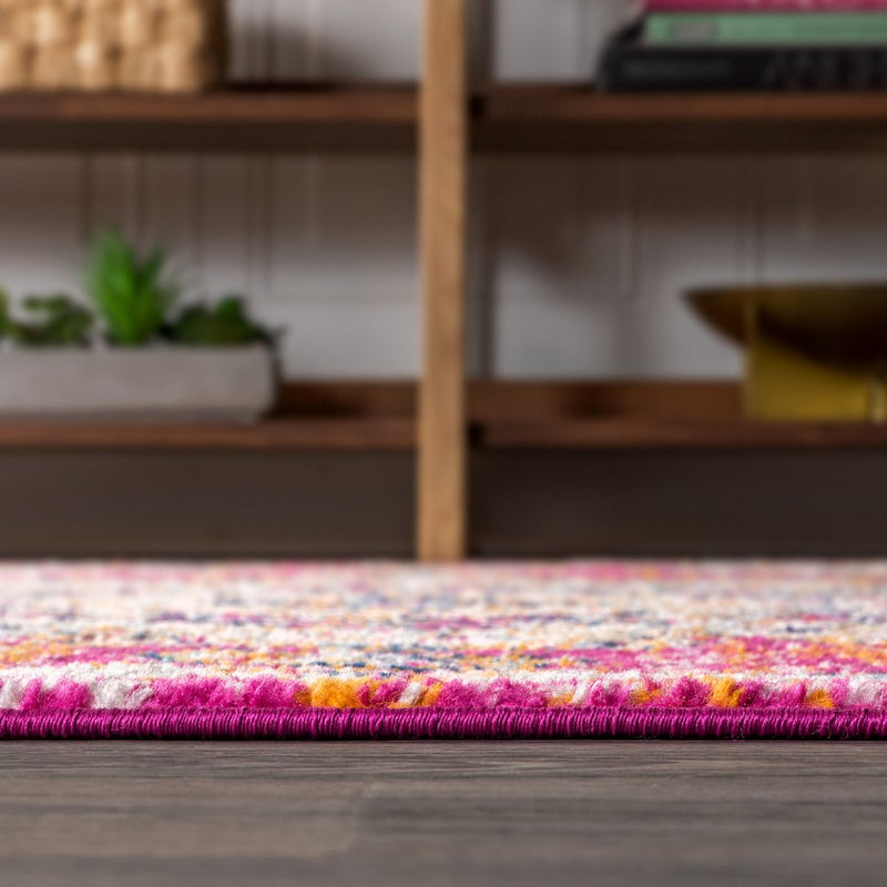Leann bohemian Flair Boho Vintage Medallion Area Rug