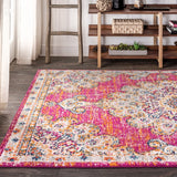 Leann bohemian Flair Boho Vintage Medallion Area Rug