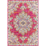 Leann bohemian Flair Boho Vintage Medallion Area Rug