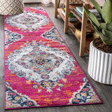 Bright bohemian Flair Boho Vintage Medallion Area Rug