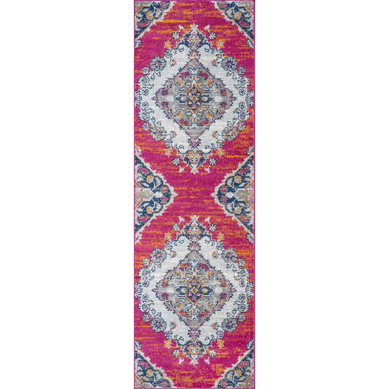 Bright bohemian Flair Boho Vintage Medallion Area Rug