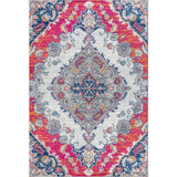 Bright bohemian Flair Boho Vintage Medallion Area Rug
