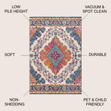 Bohemian Flair Boho Vintage Medallion Area Rug